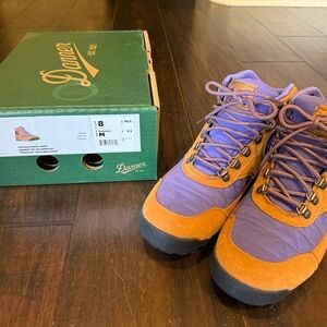 Danner Purple and Orange Hiking Boots